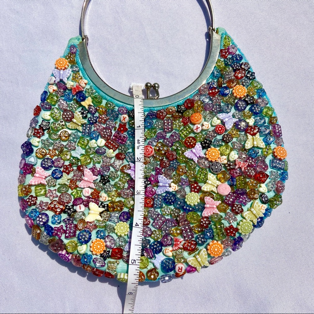 Y2K Round Beaded Purse - Picture 5 of 7